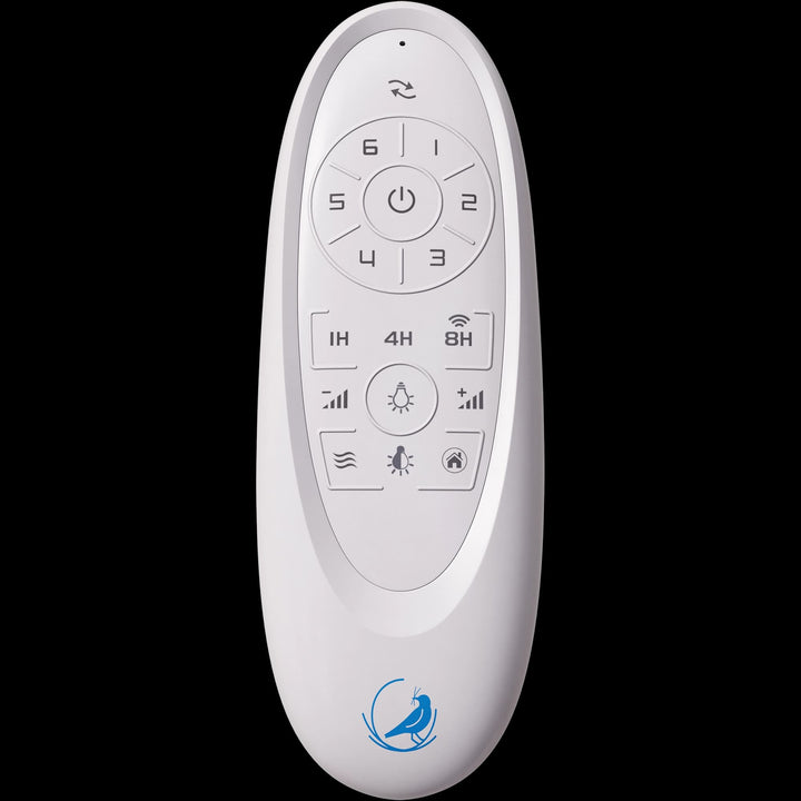 Calibo Vanga 52" DC Smart Ceiling Fan with LED Light and Remote Control | Black and Bamboo