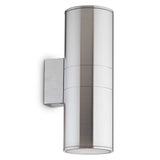 Gun IP54 Exterior Up / Down Wall Light, Large, Aluminium