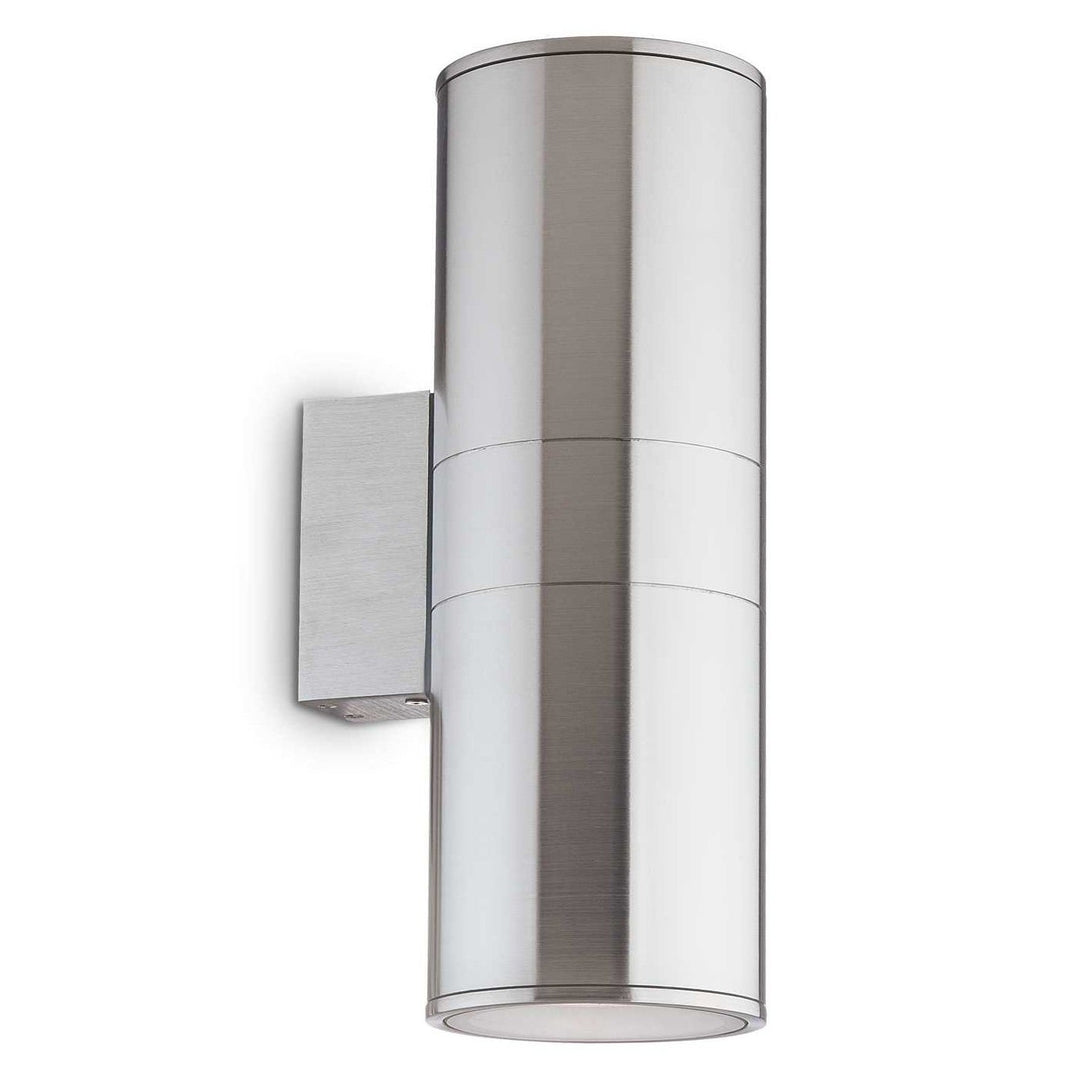 Gun IP54 Exterior Up / Down Wall Light, Large, Aluminium