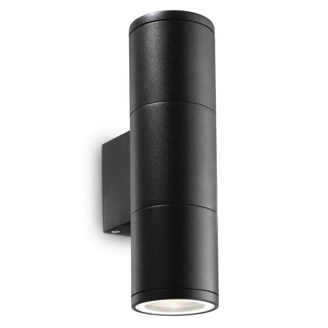 Gun IP44 Exterior Up / Down Wall Light, Small, Black