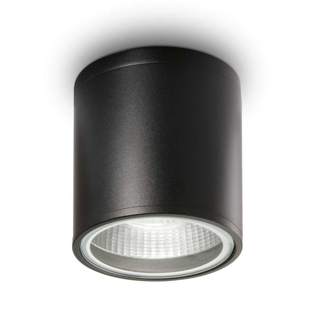 Gun IP44 Indoor / Outdoor Surface Mounted Downlight, Black