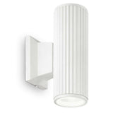 Base IP44 Exterior Up / Down Wall Light, White