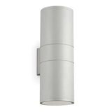 Gun IP54 Exterior Up / Down Wall Light, Large, Grey