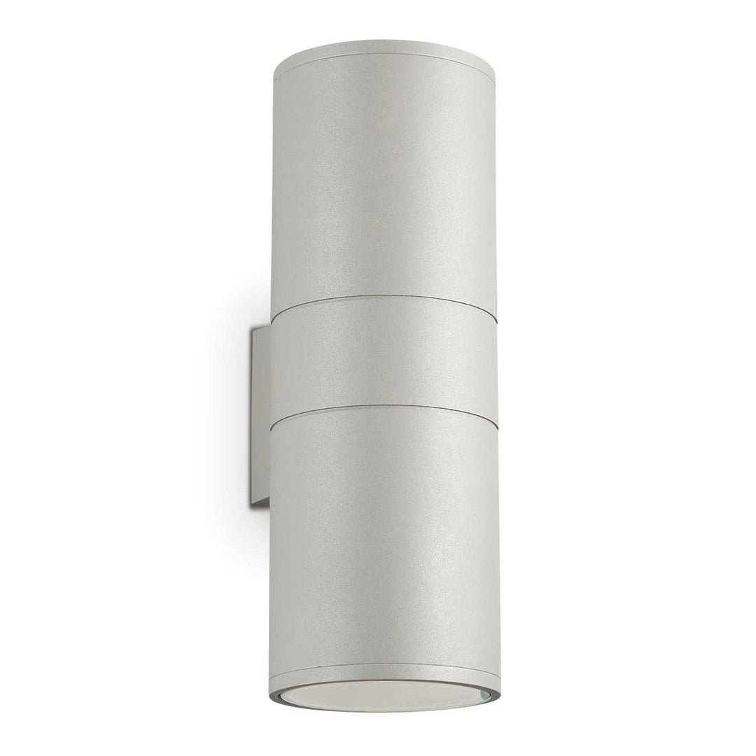 Gun IP54 Exterior Up / Down Wall Light, Large, Grey