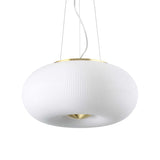 Arizona Pleated Glass Pendant Light, Small
