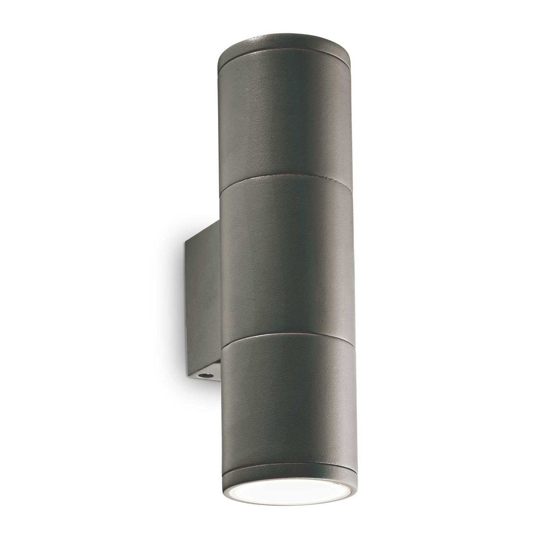 Gun IP44 Exterior Up / Down Wall Light, Small, Anthracite
