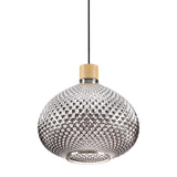 Bergen Glass Wide Pendant Light