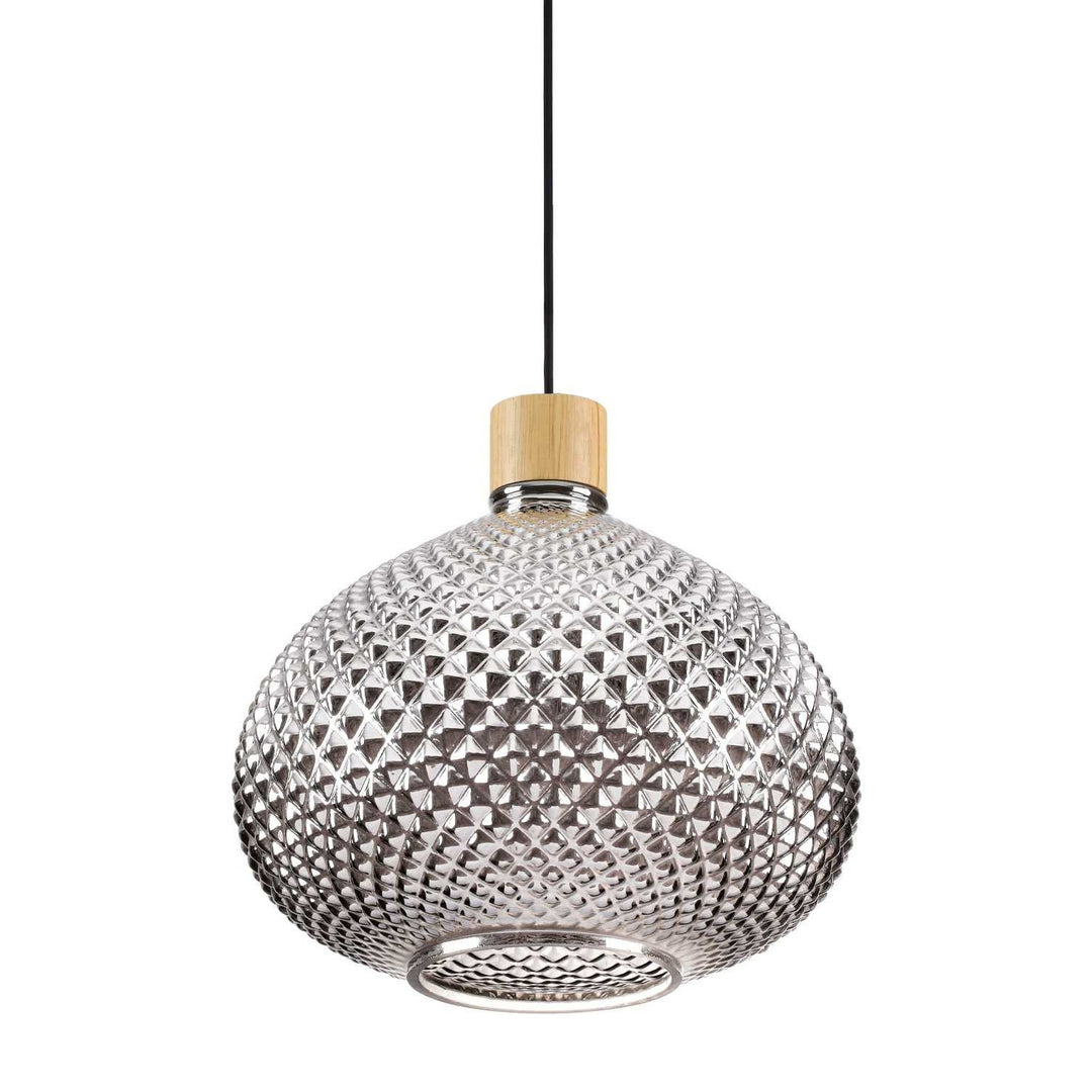 Bergen Glass Wide Pendant Light