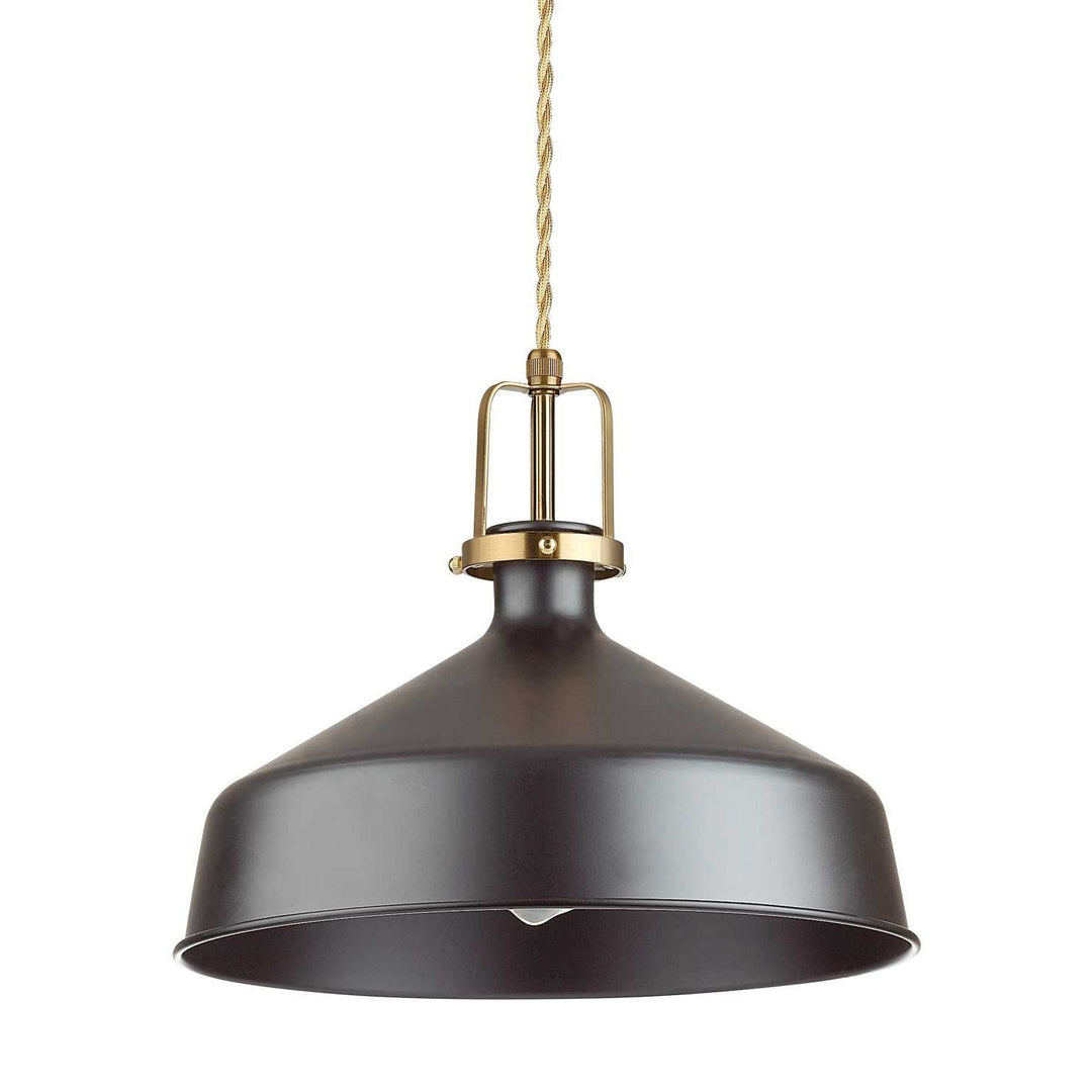 Eris Metal Pendant Light, Large, Gold / Black