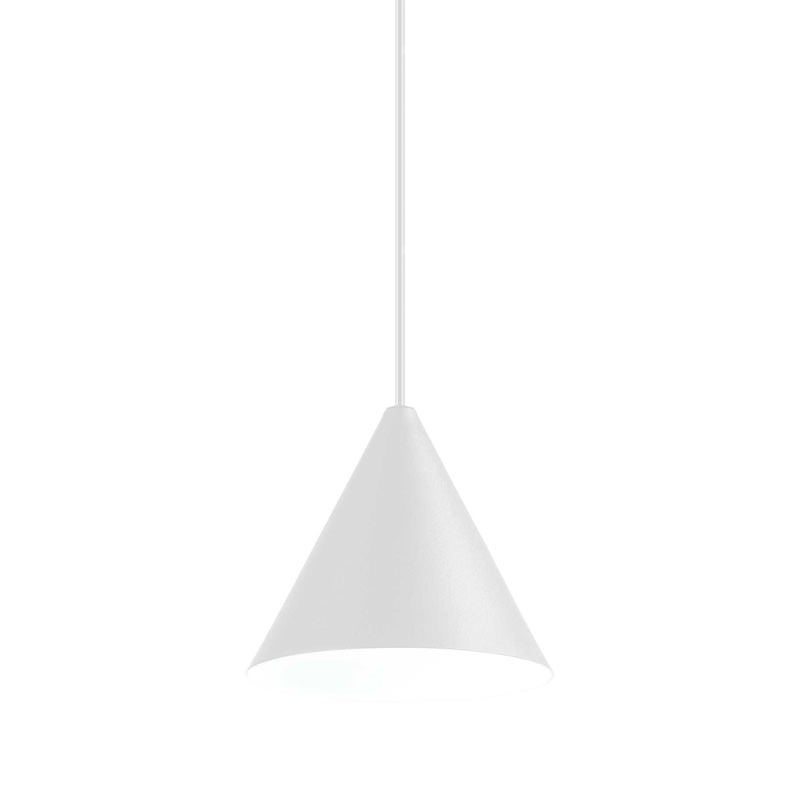 Chili Metal Wide Pendant Light, White