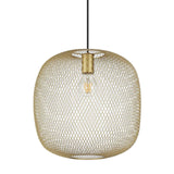 Elias Metal Net Pendant Light, Gold