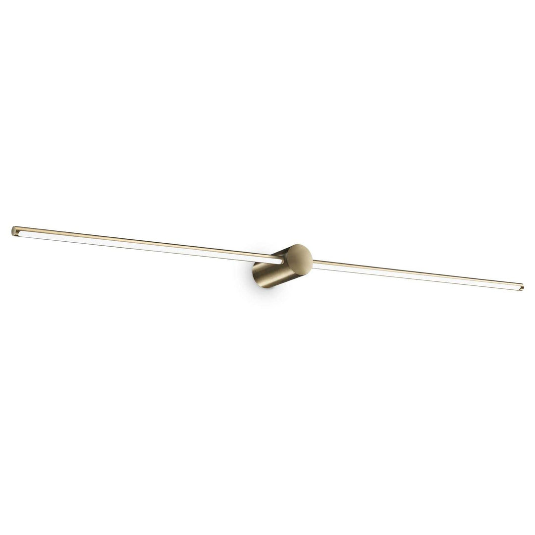 Filo IP44 Aluminium LED Adjustable Vanity / Picture Light, Large, Brass