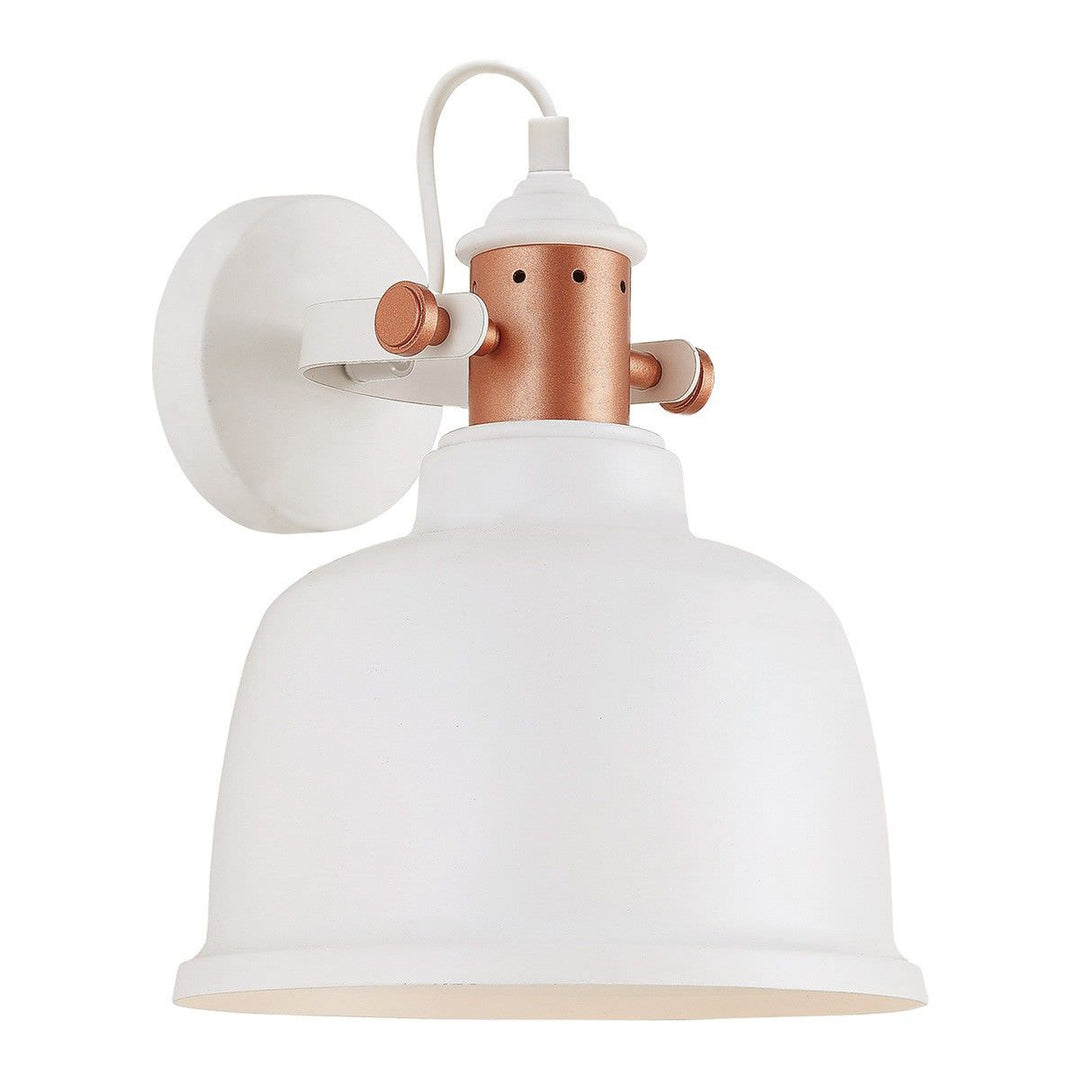 Alta Iron Wall Light, Matt White