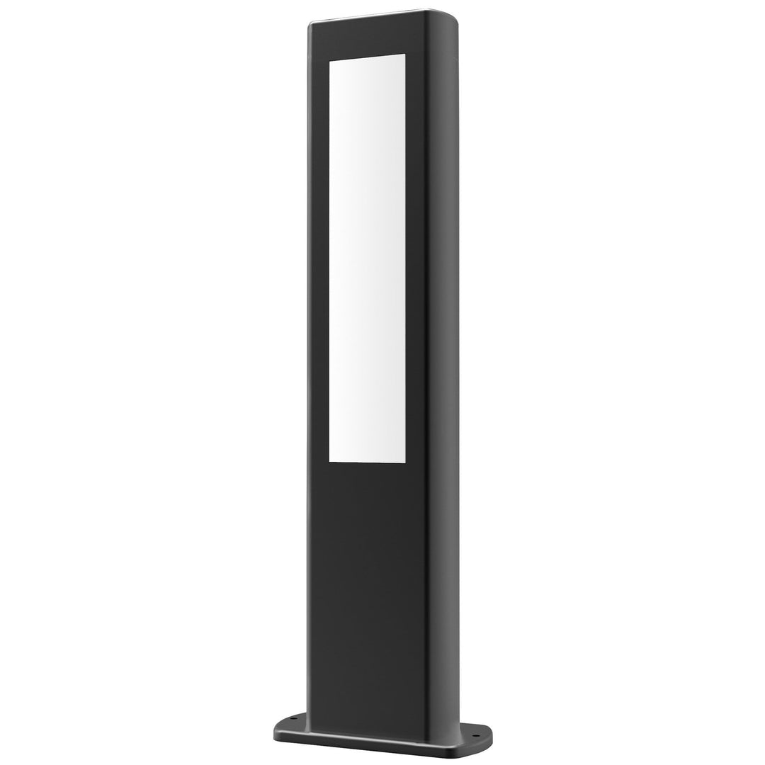 Amun IP54 Exterior LED Bollard Light, 50cm, Black
