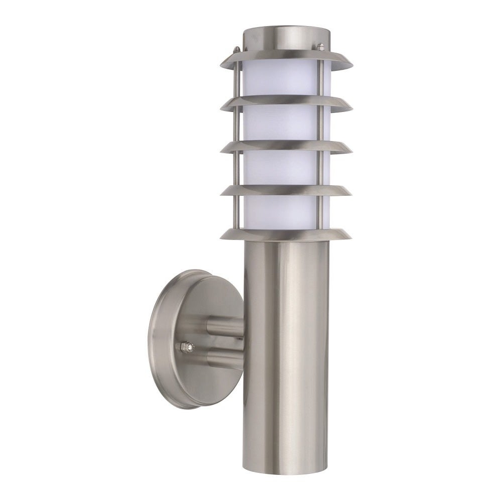 Borda IP44 Stainless Steel Exterior Wall Light, Stainless Steel