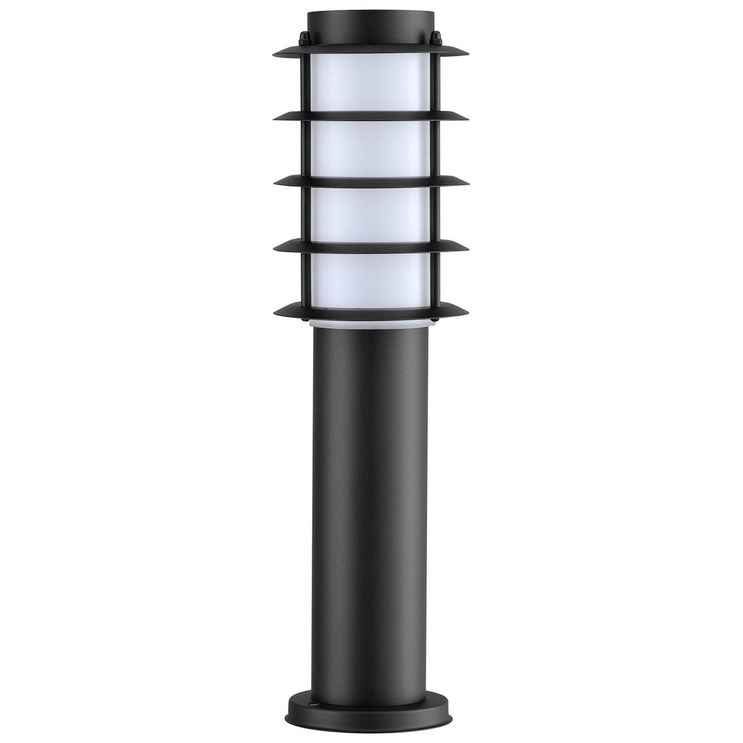 Borda IP44 Stainless Steel Garden Bollard Light, Small, Black