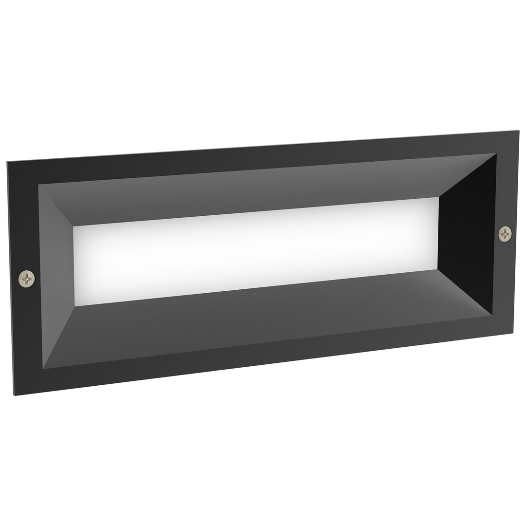 Brick IP65 Exterior Recessed LED Wall / Step Light with Diffuser, CCT, Charcoal