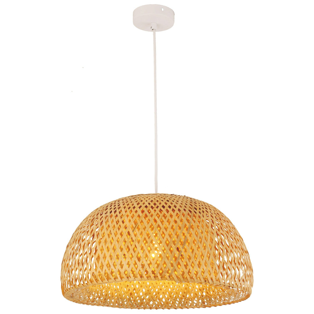 Canasta Bamboo Pendant Light, Small