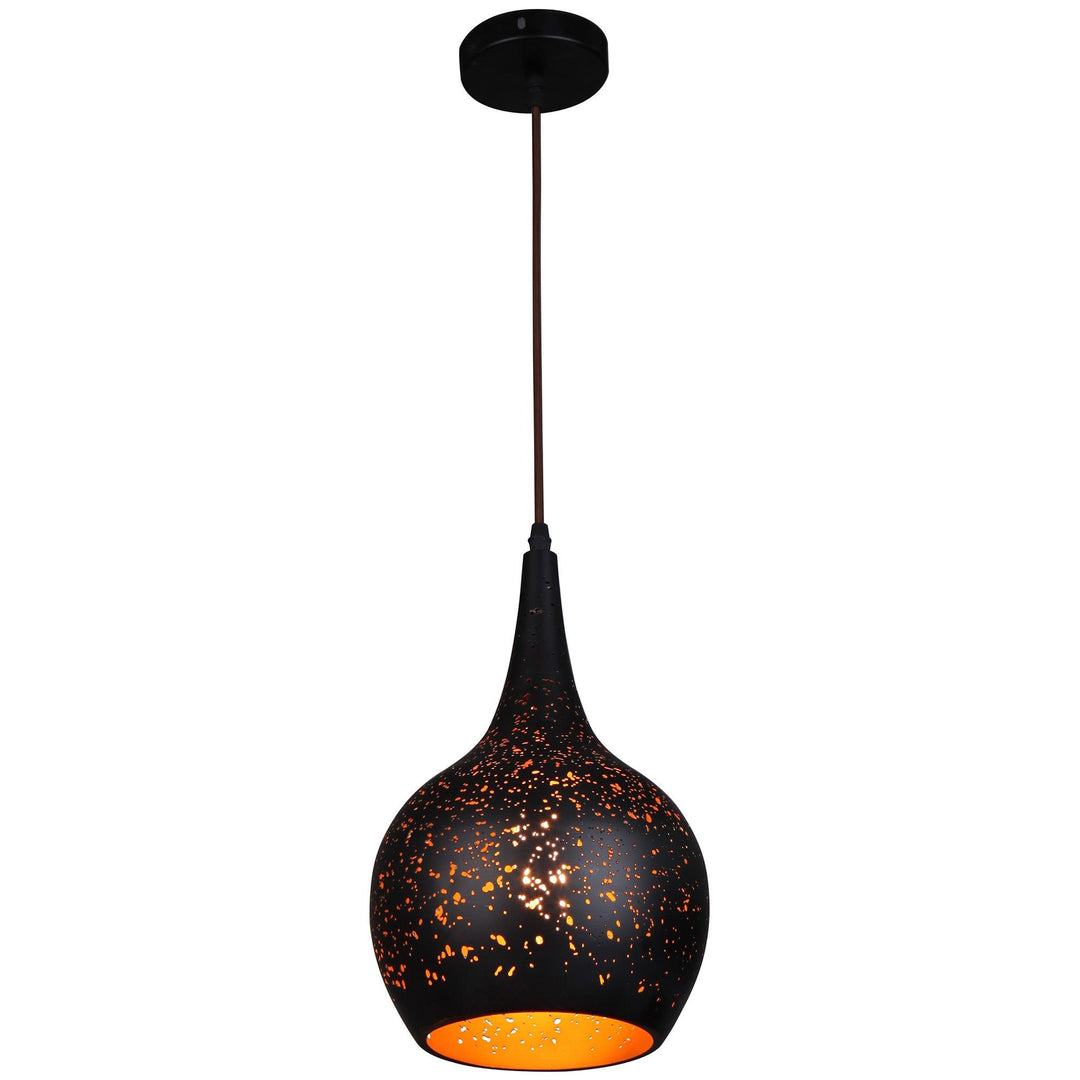Celeste Etched Aluminium Pendant Light, Bell