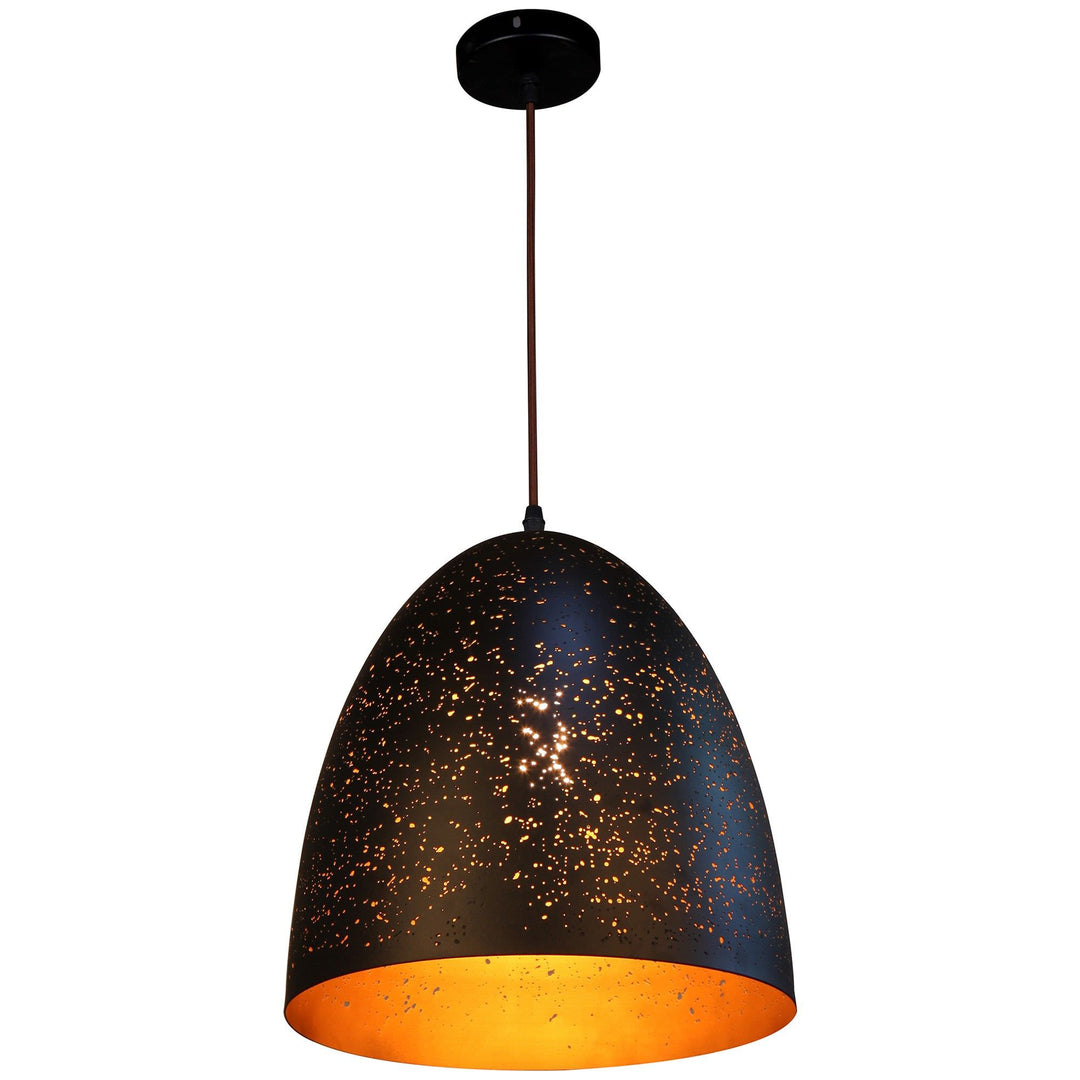 Celeste Etched Aluminium Pendant Light, Ellipse