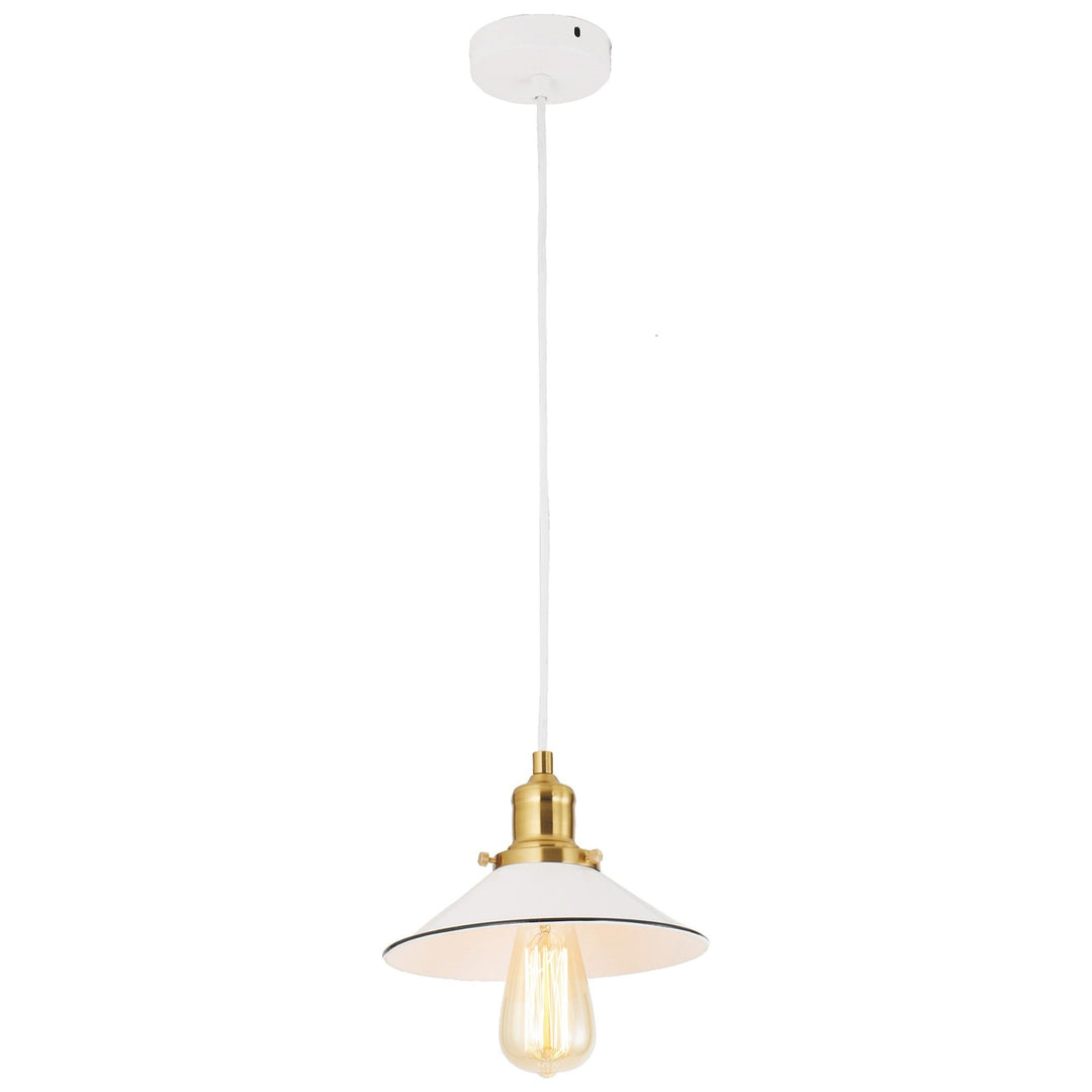 Cerema Metal Pendant Light, Coolie, Small