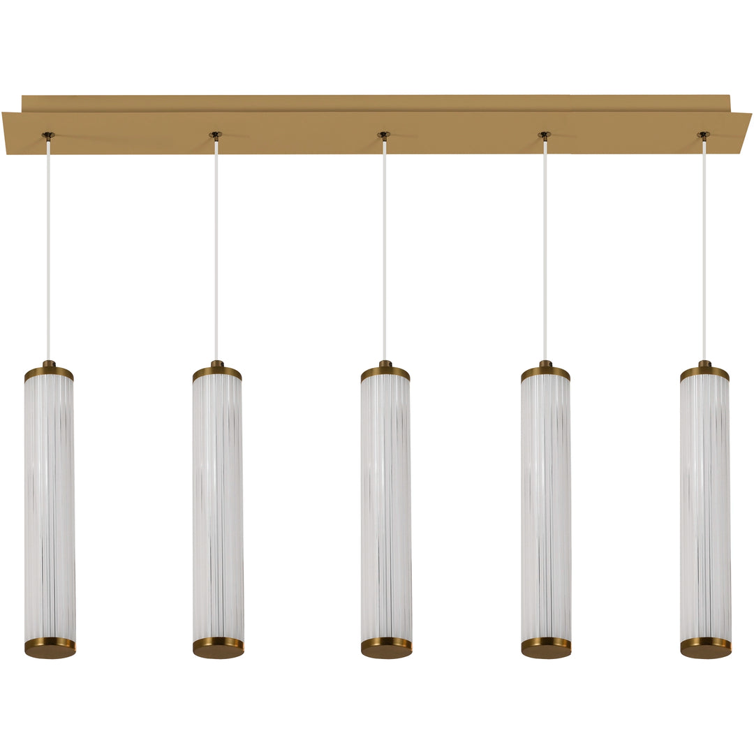 Charm 5 Light Linear Pendant