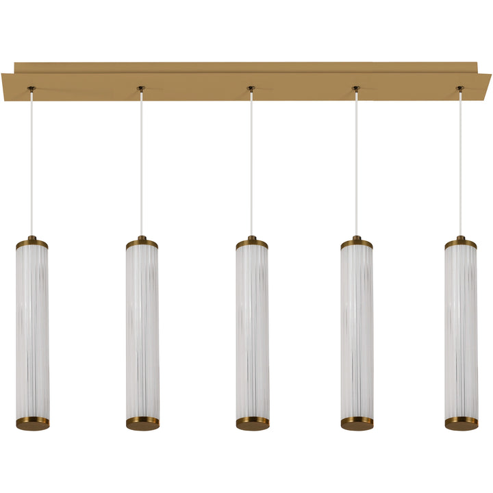 Charm 5 Light Linear Pendant