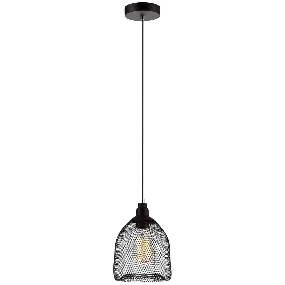 Cheveux Iron Mesh Pendant Light, Small Bell