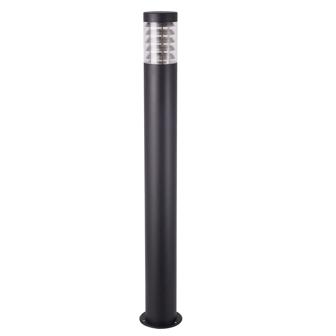 Elanora IP44 Stainless Steel Garden Bollard Light, Large, Black