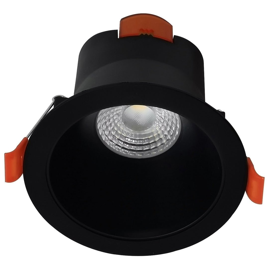 Comet Dimmable Low Glare LED Fixed Downlight, 9W, CCT, Black