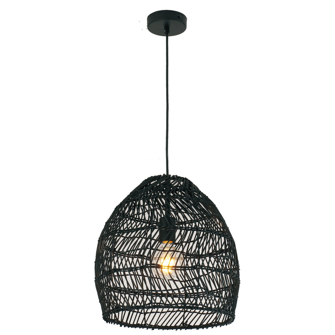 Coup Rattan Pendant Light