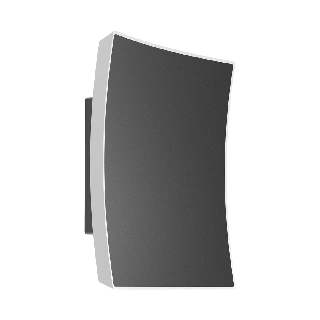 Cristal IP65 Exterior LED Wall Light, CCT, Dark Grey