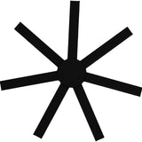 Calibo Alula 60" (1524mm) 7 Blade Indoor/Outdoor DC Ceiling Fan & Remote | Black - Dubbo Lighting Centre