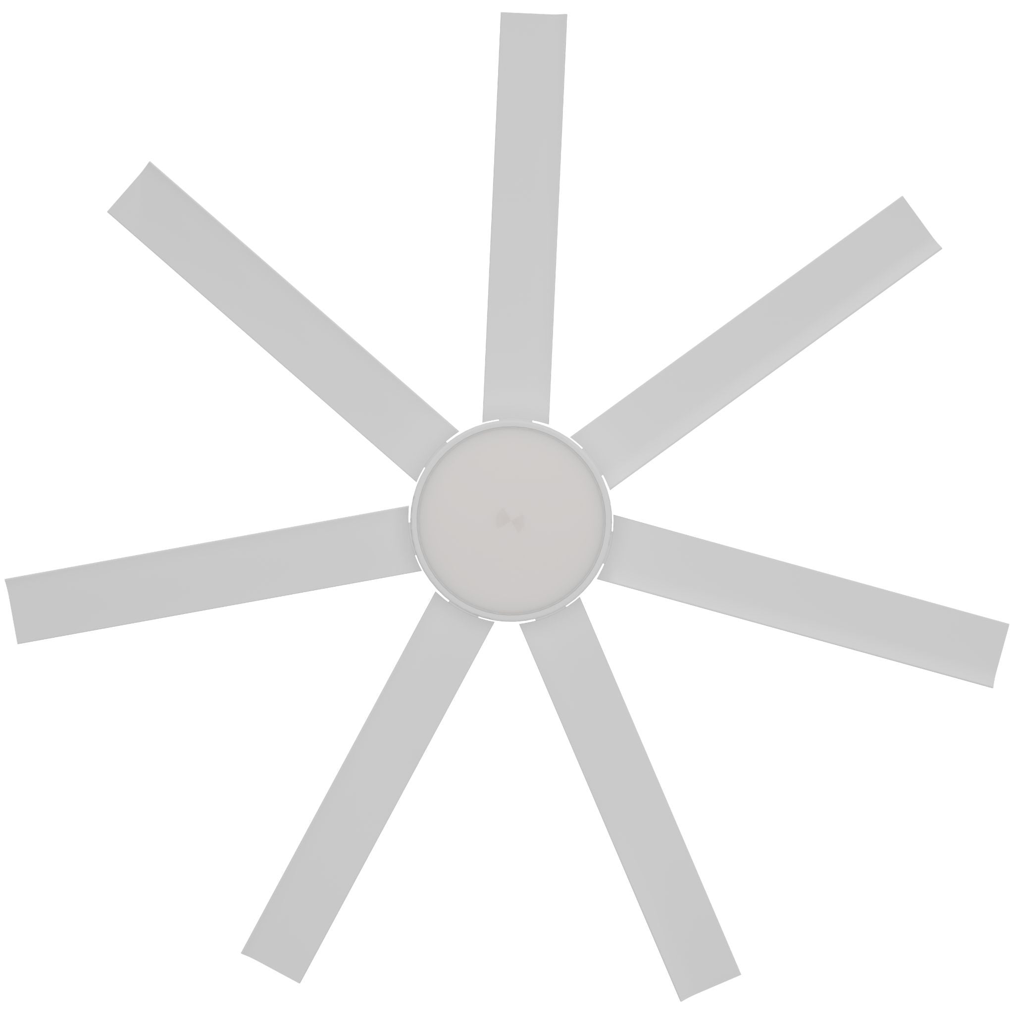Calibo Alula 60" (1524mm) 7 Blade Indoor/Outdoor DC Ceiling Fan with 24W Light & Remote | White - Dubbo Lighting Centre