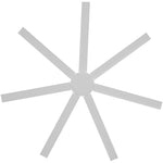 Calibo Alula 80" (2032mm) 7 Blade Indoor/Outdoor DC Ceiling Fan & Remote | White - Dubbo Lighting Centre