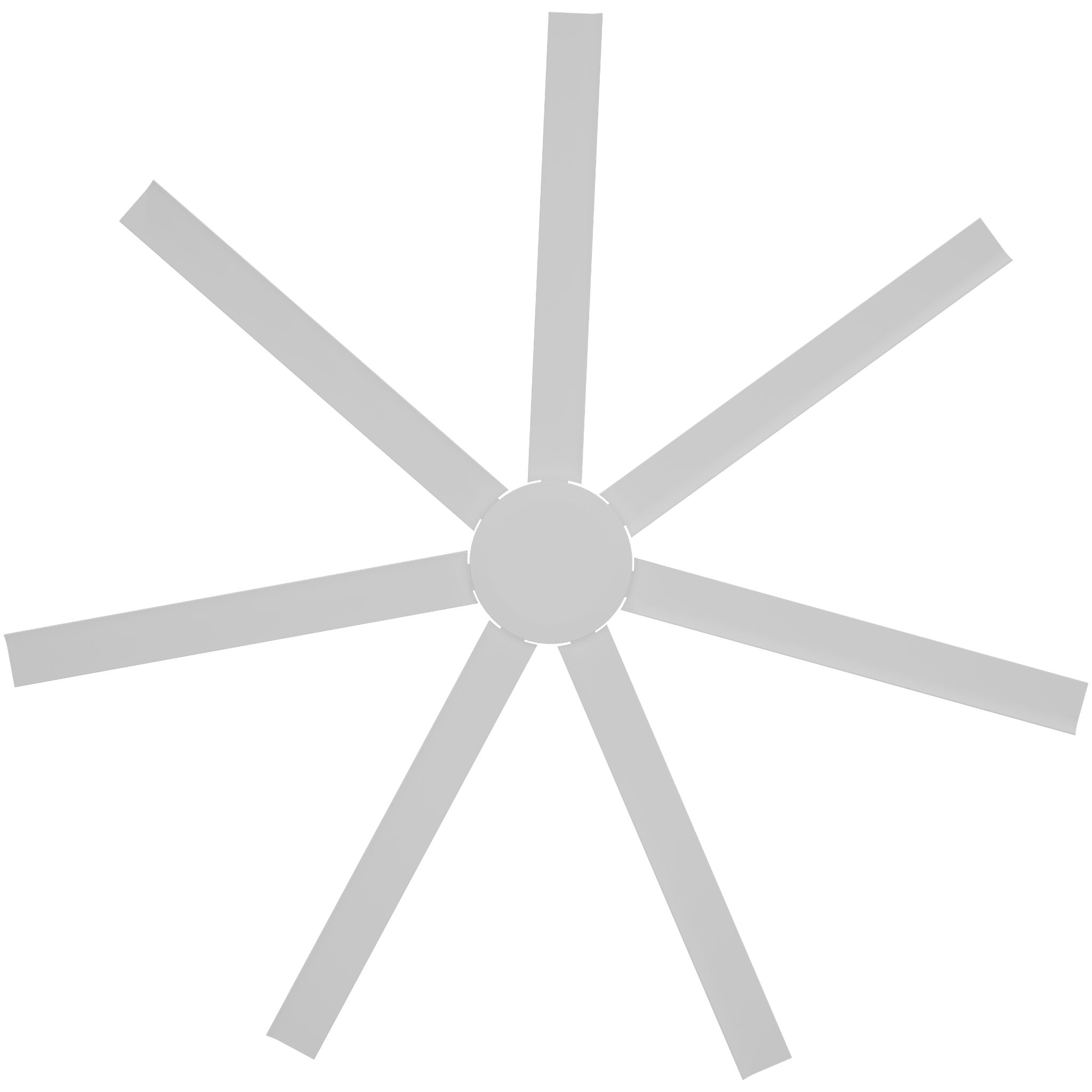Calibo Alula 80" (2032mm) 7 Blade Indoor/Outdoor DC Ceiling Fan & Remote | White - Dubbo Lighting Centre