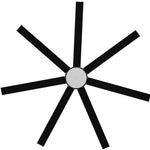 Calibo Alula 80" (2032mm) 7 Blade Indoor/Outdoor DC Ceiling Fan with 24W Light & Remote | Black - Dubbo Lighting Centre