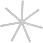 Calibo Alula 80" (2032mm) 7 Blade Indoor/Outdoor DC Ceiling Fan with 24W Light & Remote | White - Dubbo Lighting Centre