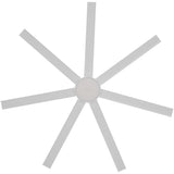Calibo Alula 80" (2032mm) 7 Blade Indoor/Outdoor DC Ceiling Fan with 24W Light & Remote | White - Dubbo Lighting Centre