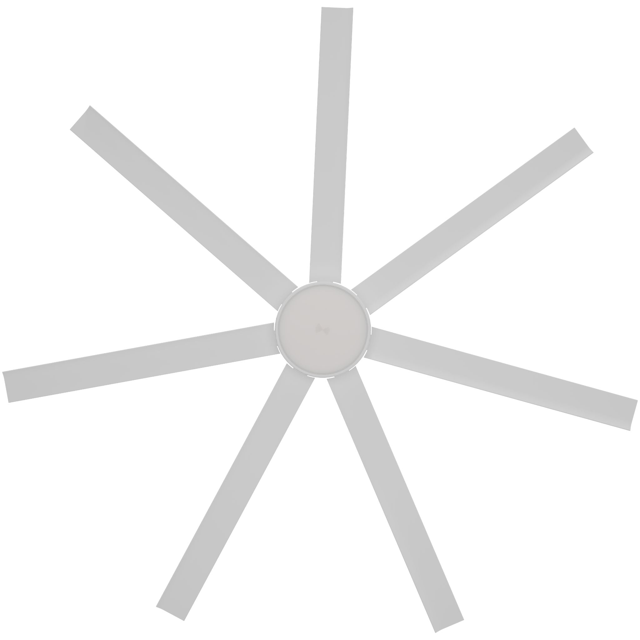 Calibo Alula 80" (2032mm) 7 Blade Indoor/Outdoor DC Ceiling Fan with 24W Light & Remote | White - Dubbo Lighting Centre