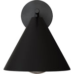 Calibo Becard Minimalist Cone Long Arm Outdoor Wall Light | Black - Dubbo Lighting Centre