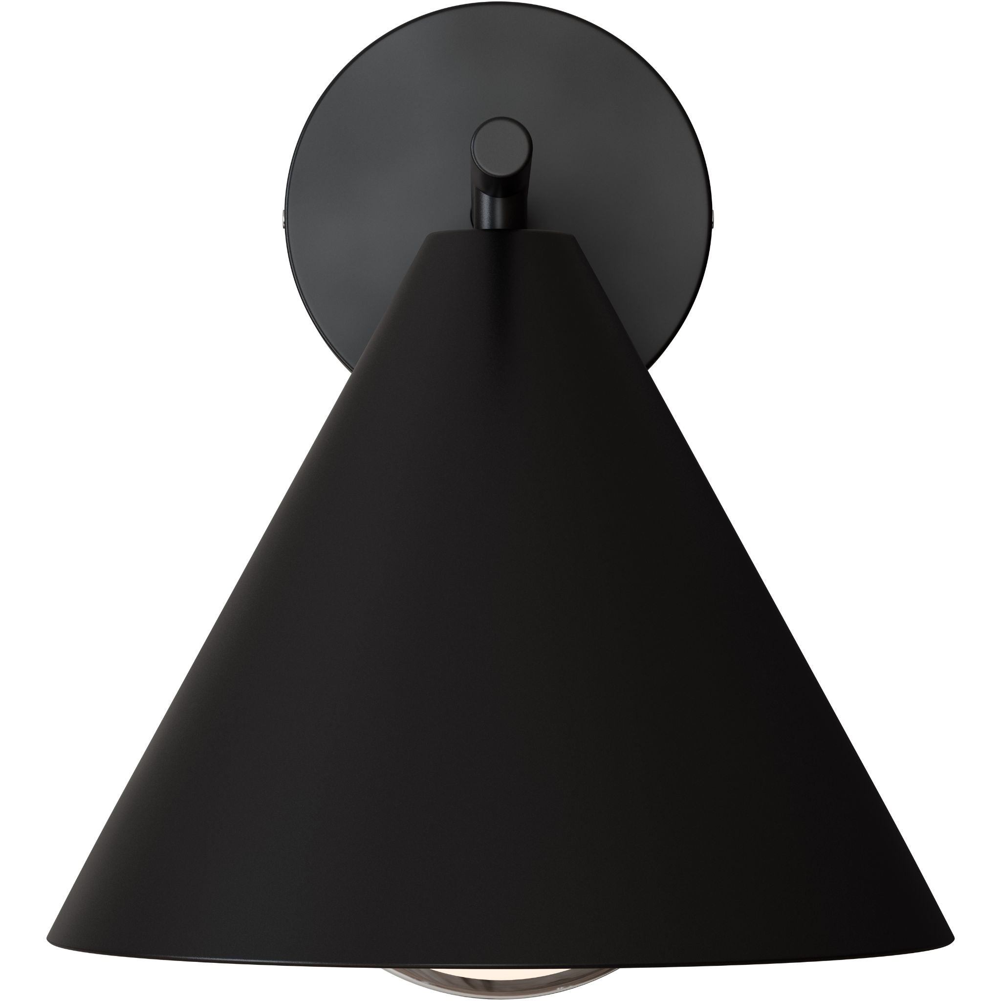 Calibo Becard Minimalist Cone Long Arm Outdoor Wall Light | Black - Dubbo Lighting Centre