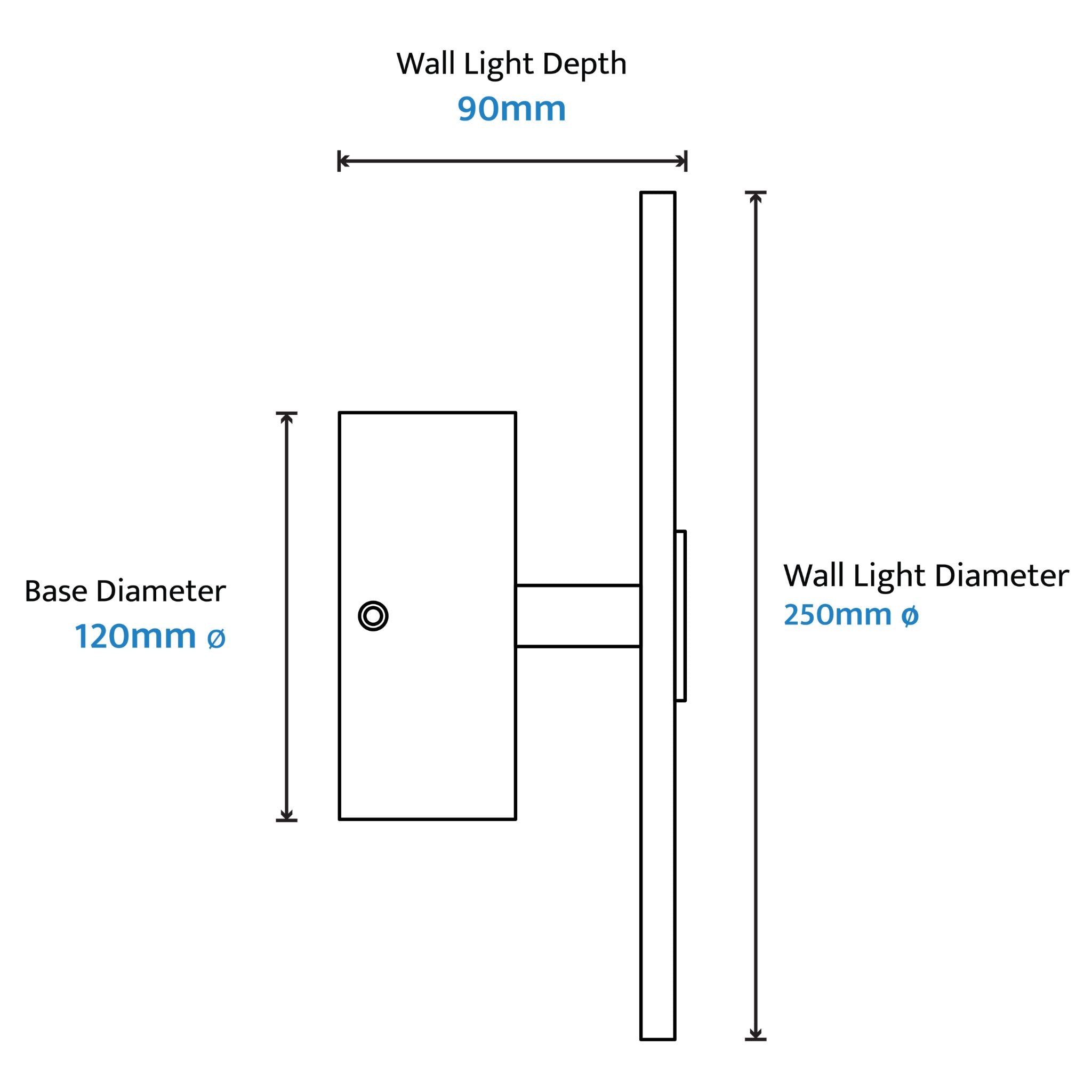 Calibo Bower Modern Alabaster Stone 250mm Round Wall Light | Brass - Dubbo Lighting Centre