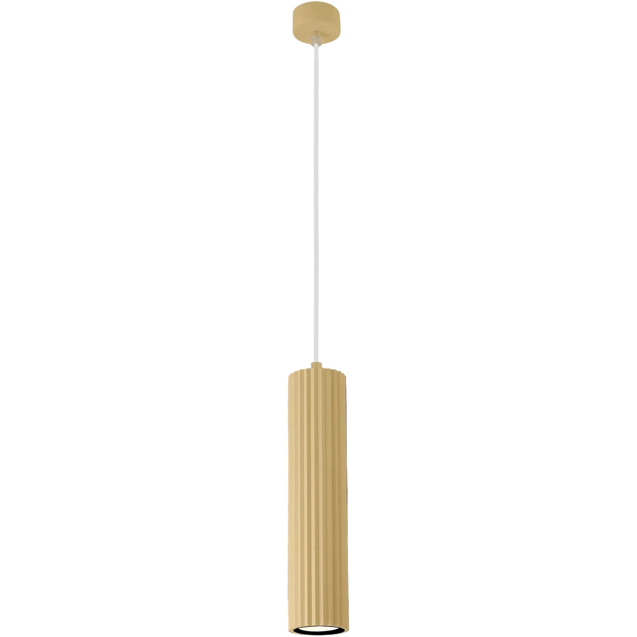 Calibo Canary Fluted 300mm Pendant | Brass - Dubbo Lighting Centre