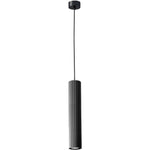 Calibo Canary Fluted 500mm Pendant | Black - Dubbo Lighting Centre