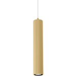 Calibo Canary Fluted 500mm Pendant | Brass - Dubbo Lighting Centre