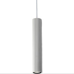 Calibo Canary Fluted 500mm Pendant | White - Dubbo Lighting Centre