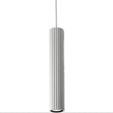 Calibo Canary Fluted 500mm Pendant | White - Dubbo Lighting Centre
