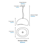 Calibo Cardinal Wabi Sabi Pendant - Dubbo Lighting Centre