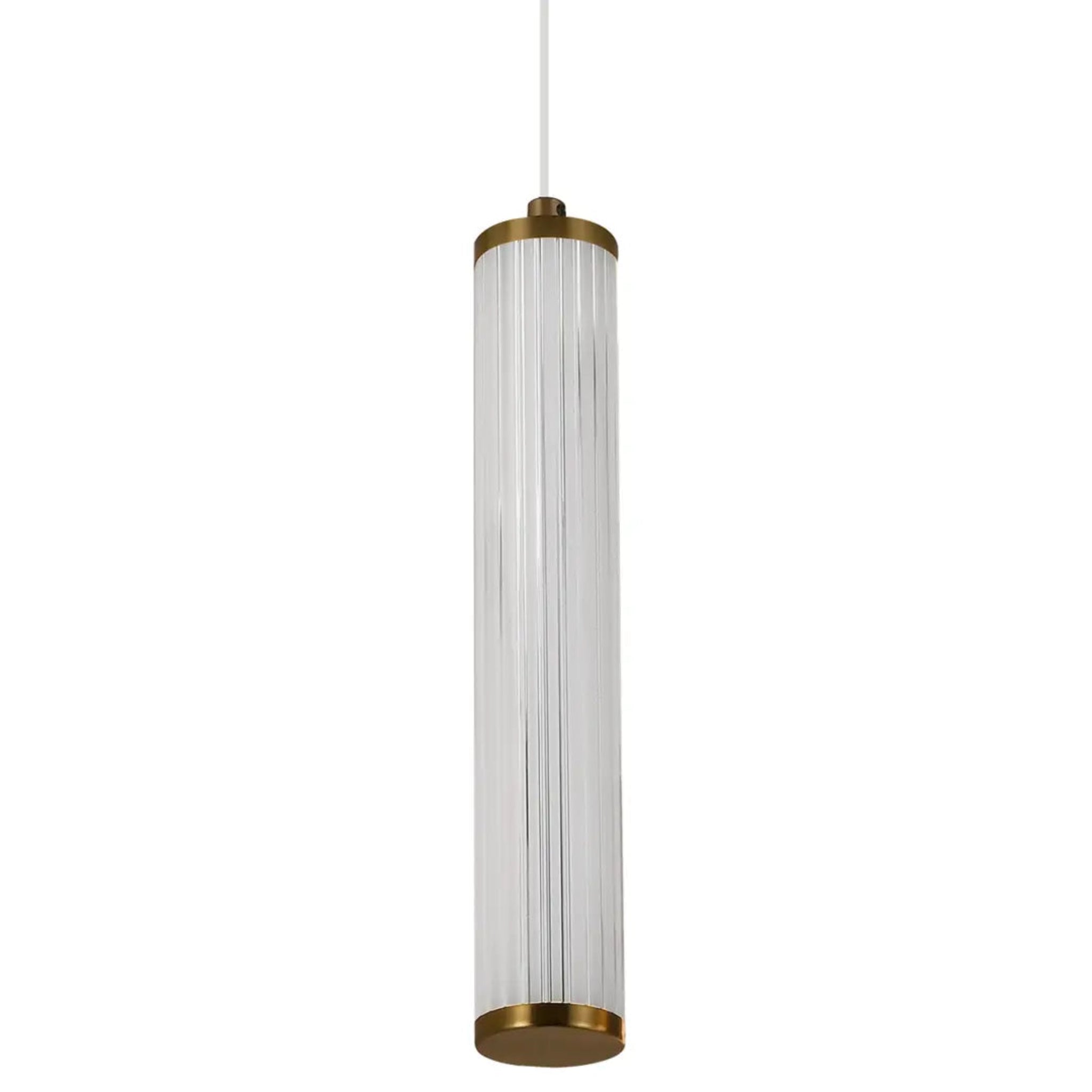 Calibo Charm Modern Fluted 1 Light Pendant - Dubbo Lighting Centre